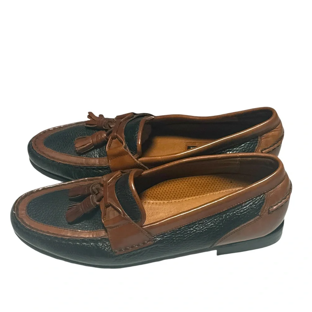 Florsheim Brown and Black, Tassel‎ Men's Loafers Size 9.5 D